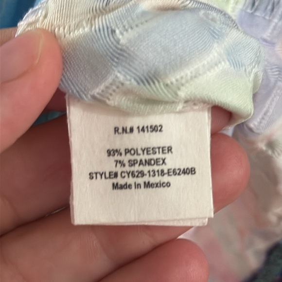 ECLA Plant Life Colorful Artist Prt Sleeveless Top Playful Rainbow Vibes Size XL - Picture 6 of 6